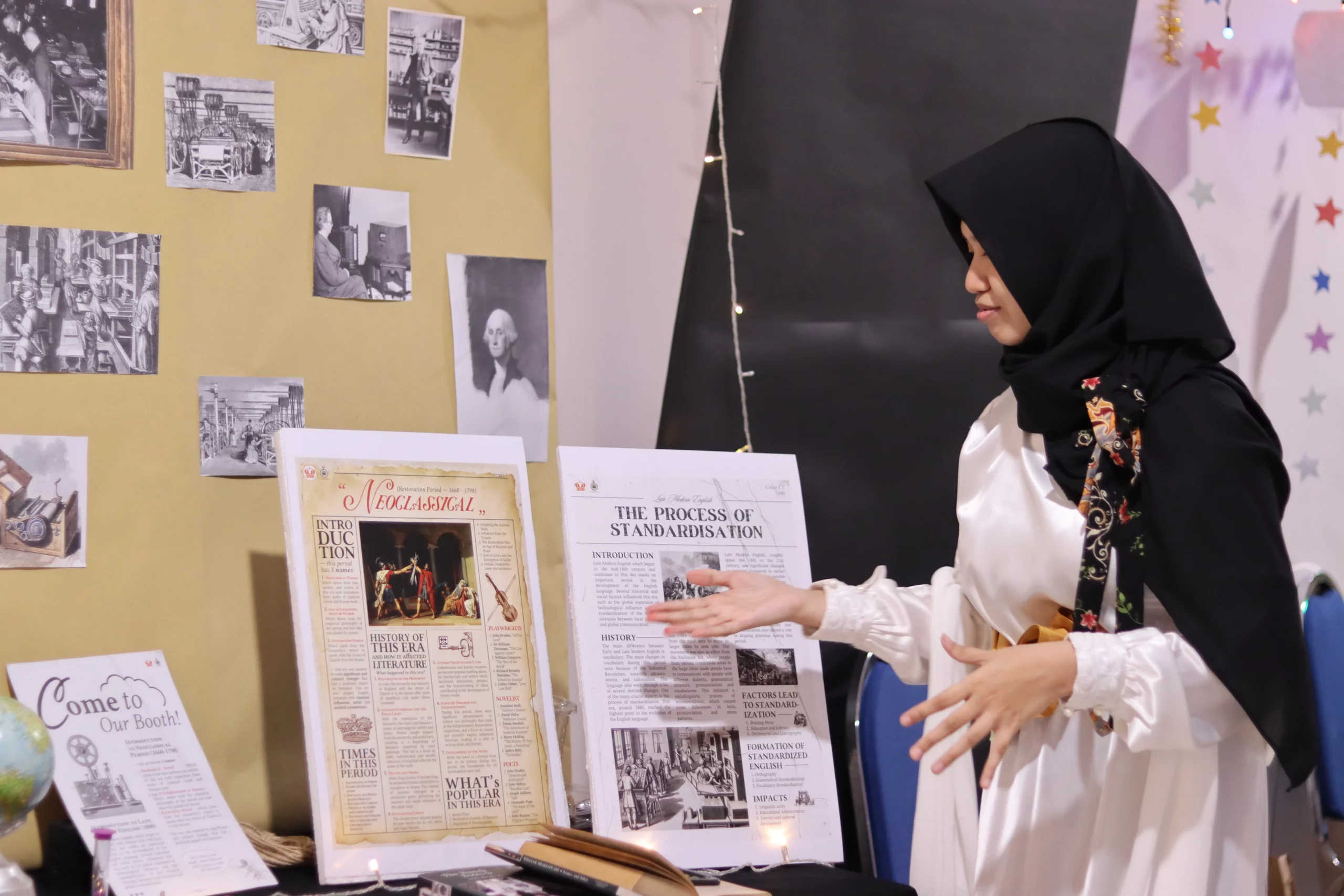 Pameran Project Based Learning program studi bahasa dan sastra inggris (Foto: Humas FIB)