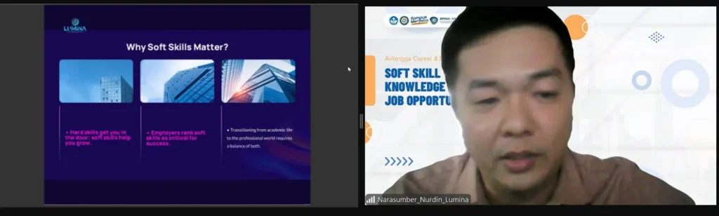 Nurdin Hung S. Ikom discusses the importance of soft skills (Photo: By courtesy).