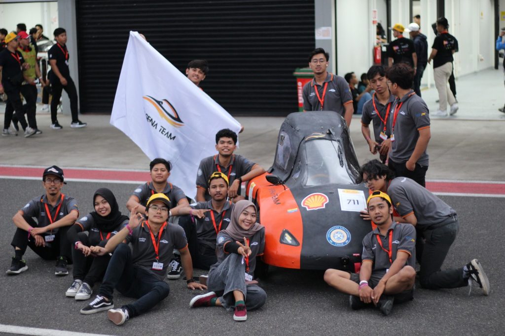 RASENA Team competes at the Shell Eco-marathon 2023 (Photo: Instagram @ftmmunair)