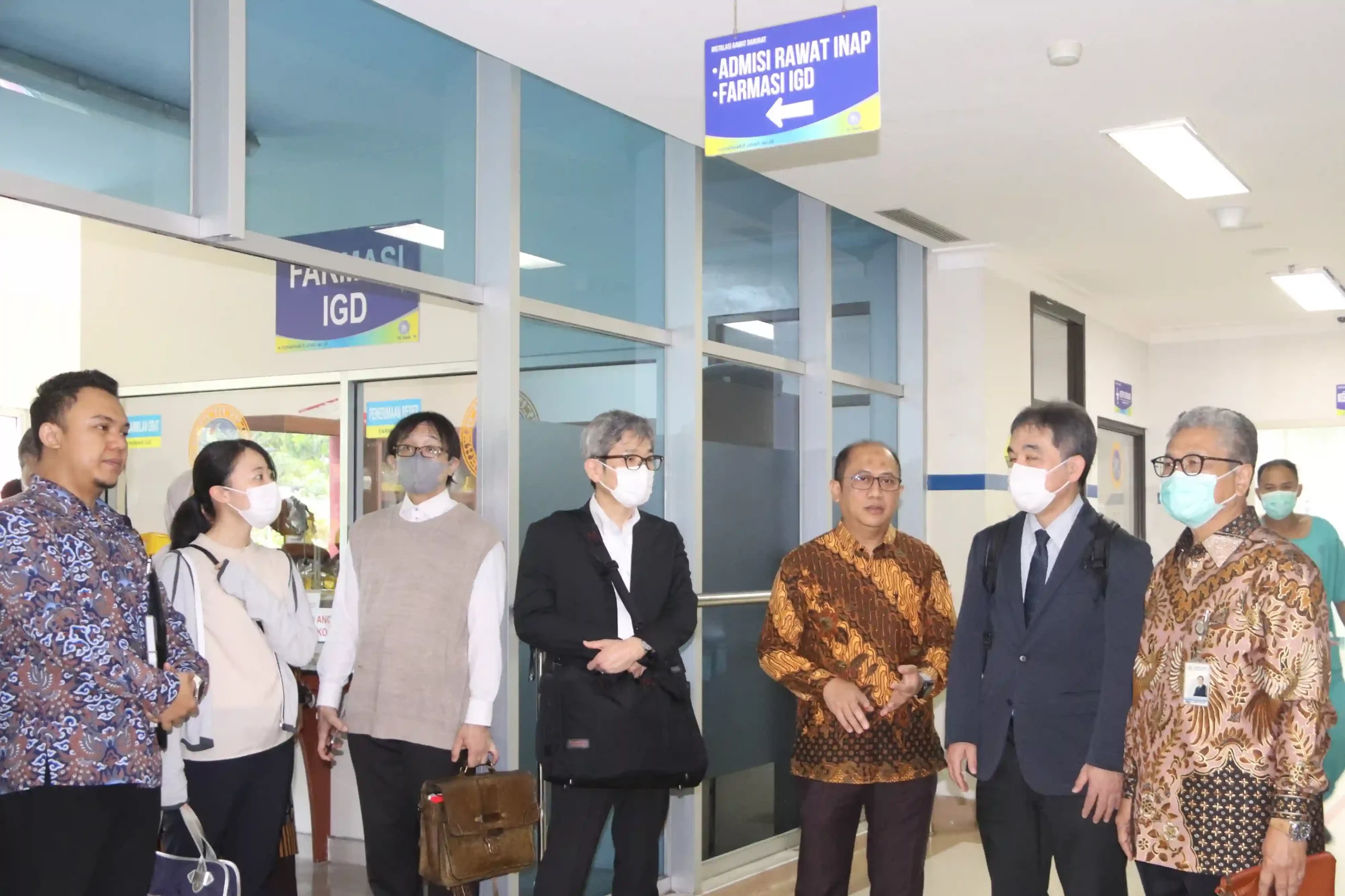 Japanese delegation inspects facilities at RS UNAIR (Photo: PKIP UNAIR)