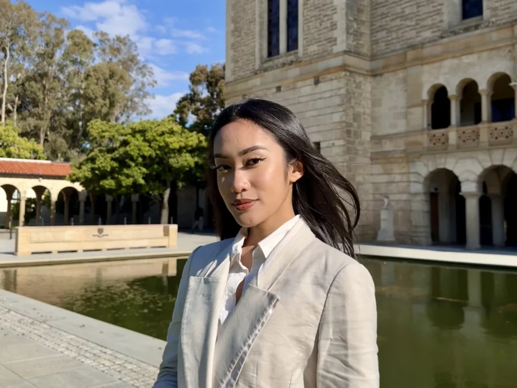 Madeline Kristoputri Kusuma selaku Awardee IISMA 2024 (Foto: Dok. Pribadi)