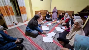 Pertemuan untuk Praktek Penyimpanan Arsip sebagai Tindak Lanjut Kegiatan Sosialisasi. (Foto: Istimewa)
