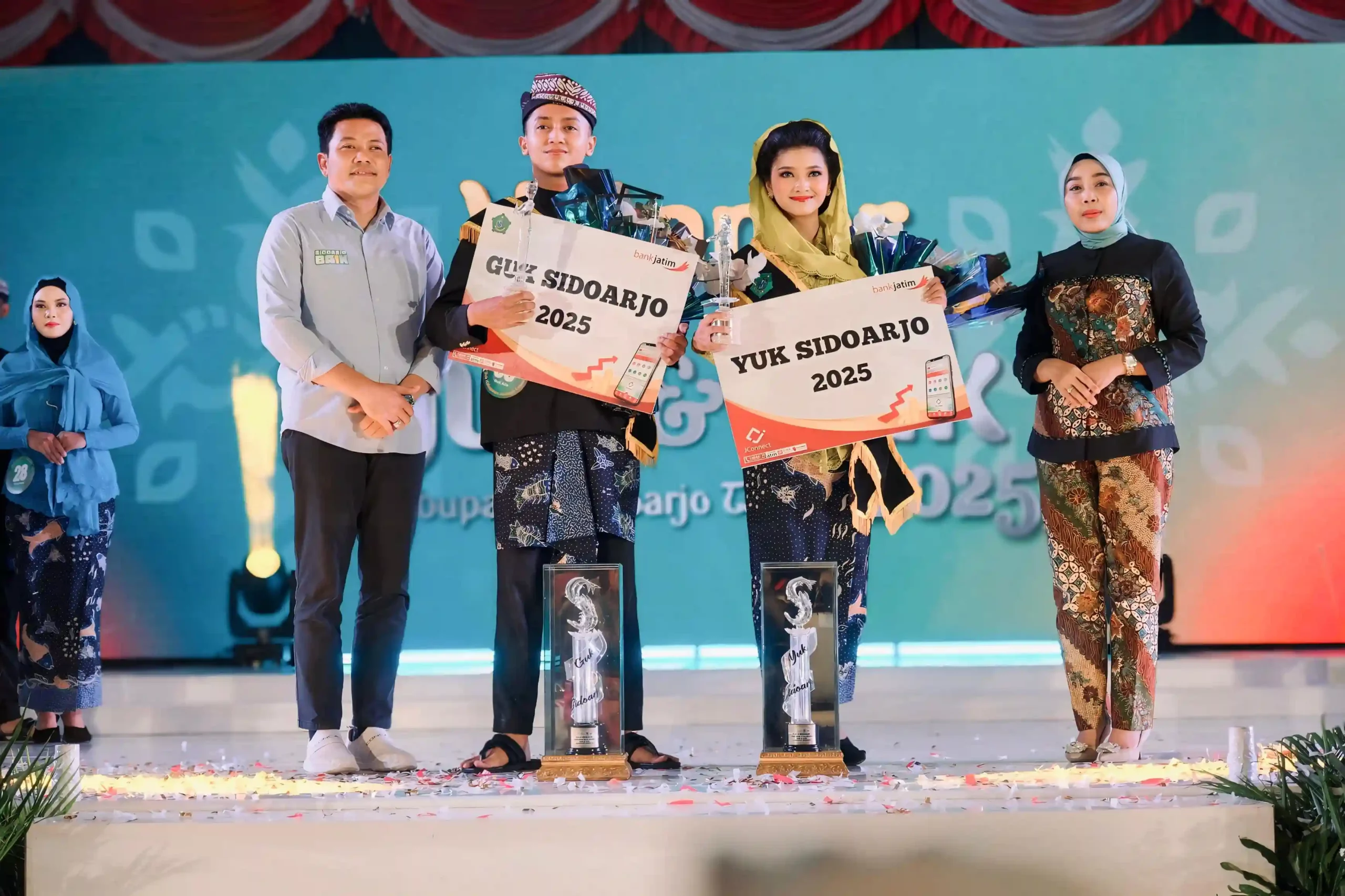Kemenangan Ade Bai'atur Ridwan sebagai 1st Winner Guk Sidoarjo dalam Pemilihan Duta Wisata Guk dan Yuk Sidoarjo 2025 (Foto : Dok. Narasumber)