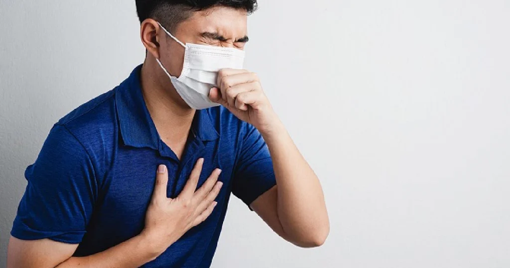 Tuberculosis patient illustration