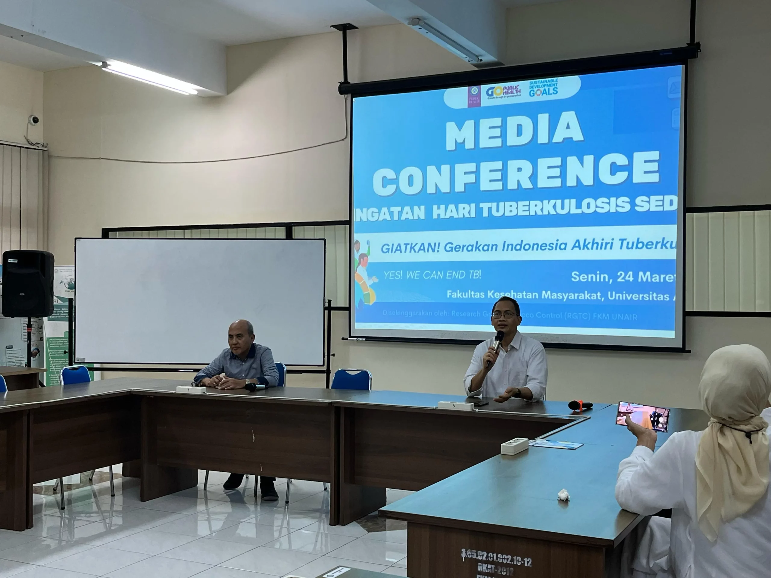 A Media Conference titled “GIATKAN! Gerakan Indonesia Akhiri Tuberkulosis” was held on Monday (March 24, 2025). (Photo: By courtesy)