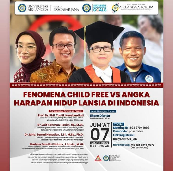 Webinar Fenomena Childfree vs Angka Harapan Hidup Lansia di Indonesia
