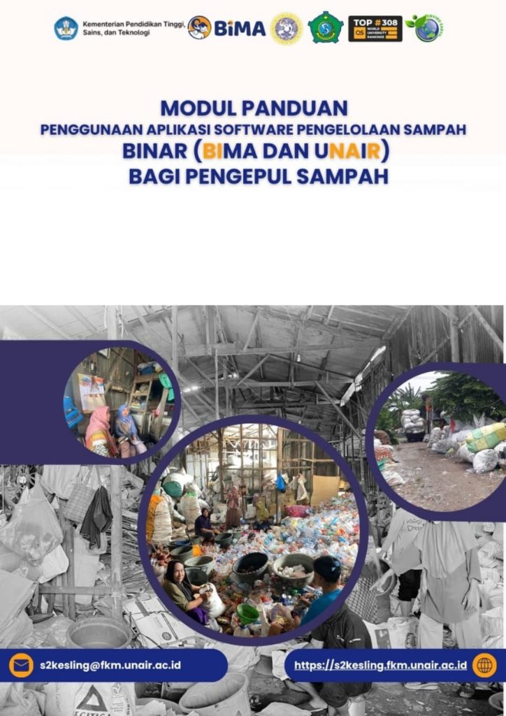 User guide of BINAR app for waste bank members (Photo: Dr. R. Azizah)