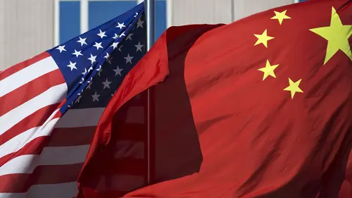 Illustration: Chinese and U.S. flags (Photo: Liputan6)