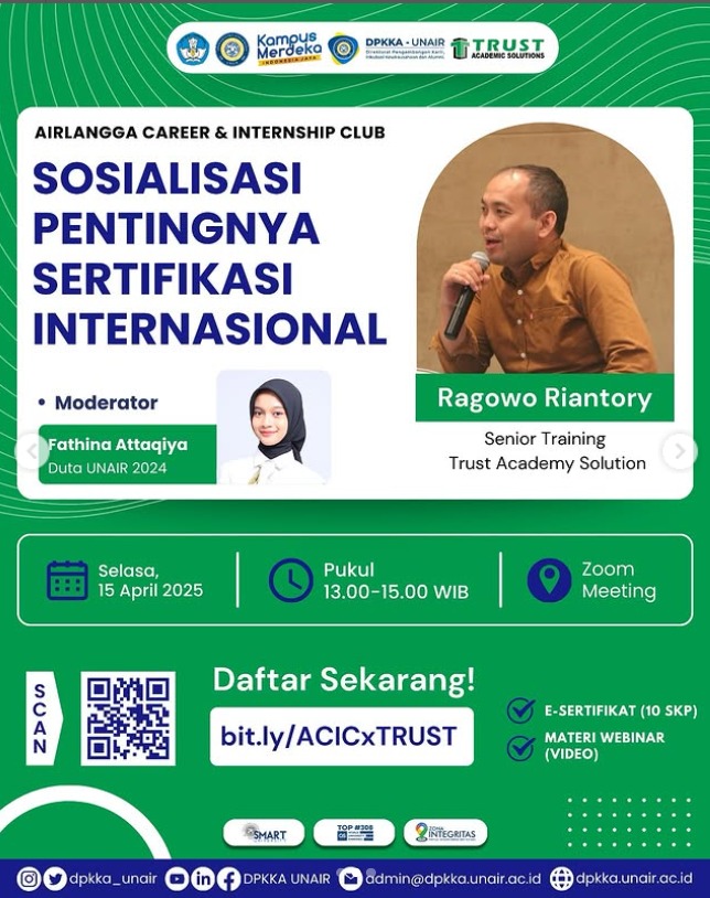 Sosialisasi Pentingnya Sertifikasi Internasional