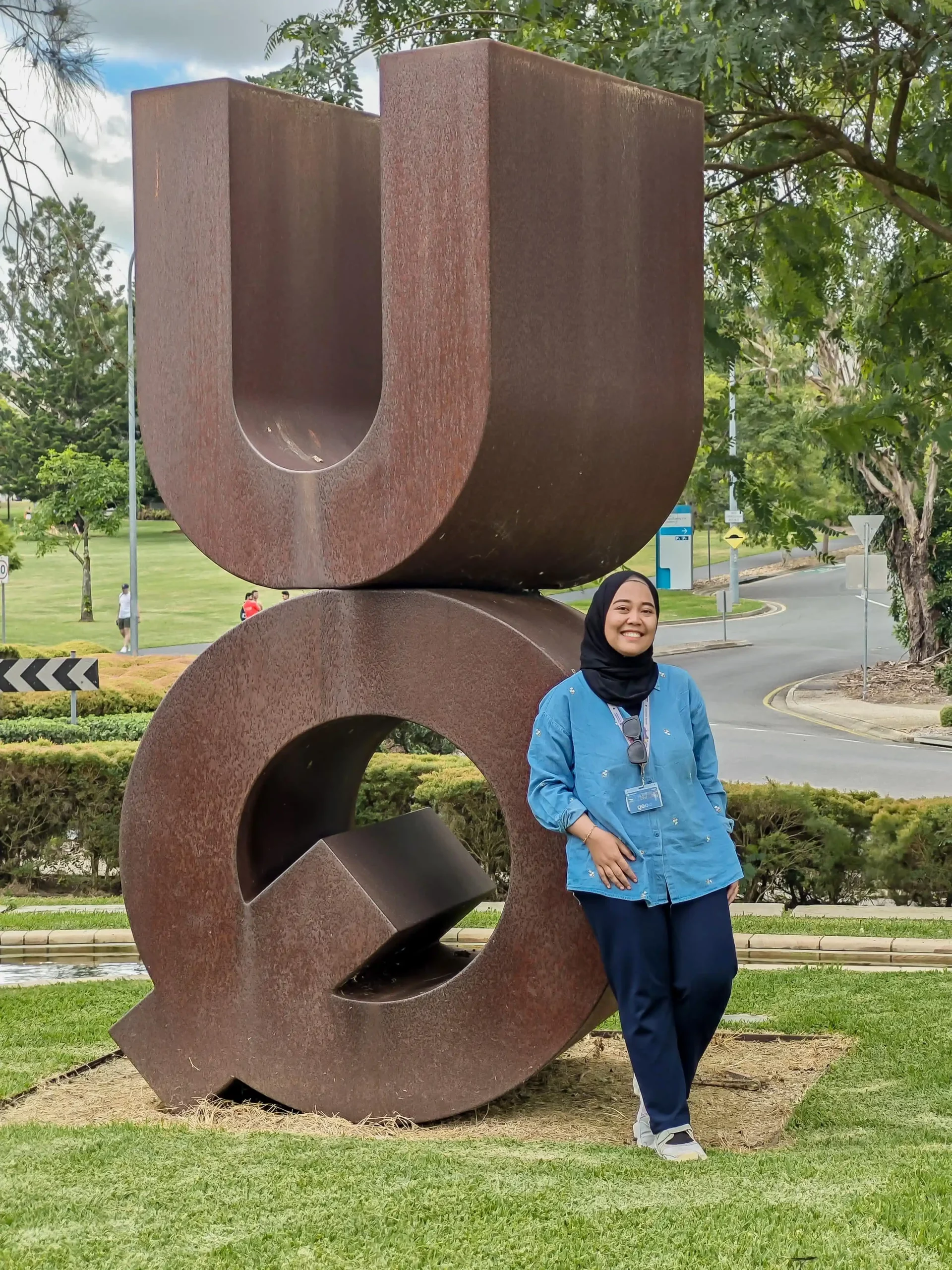 FOTO Shintia Yunita Arini S KM M KKK di University of Queensland. (Foto: Istimewa)