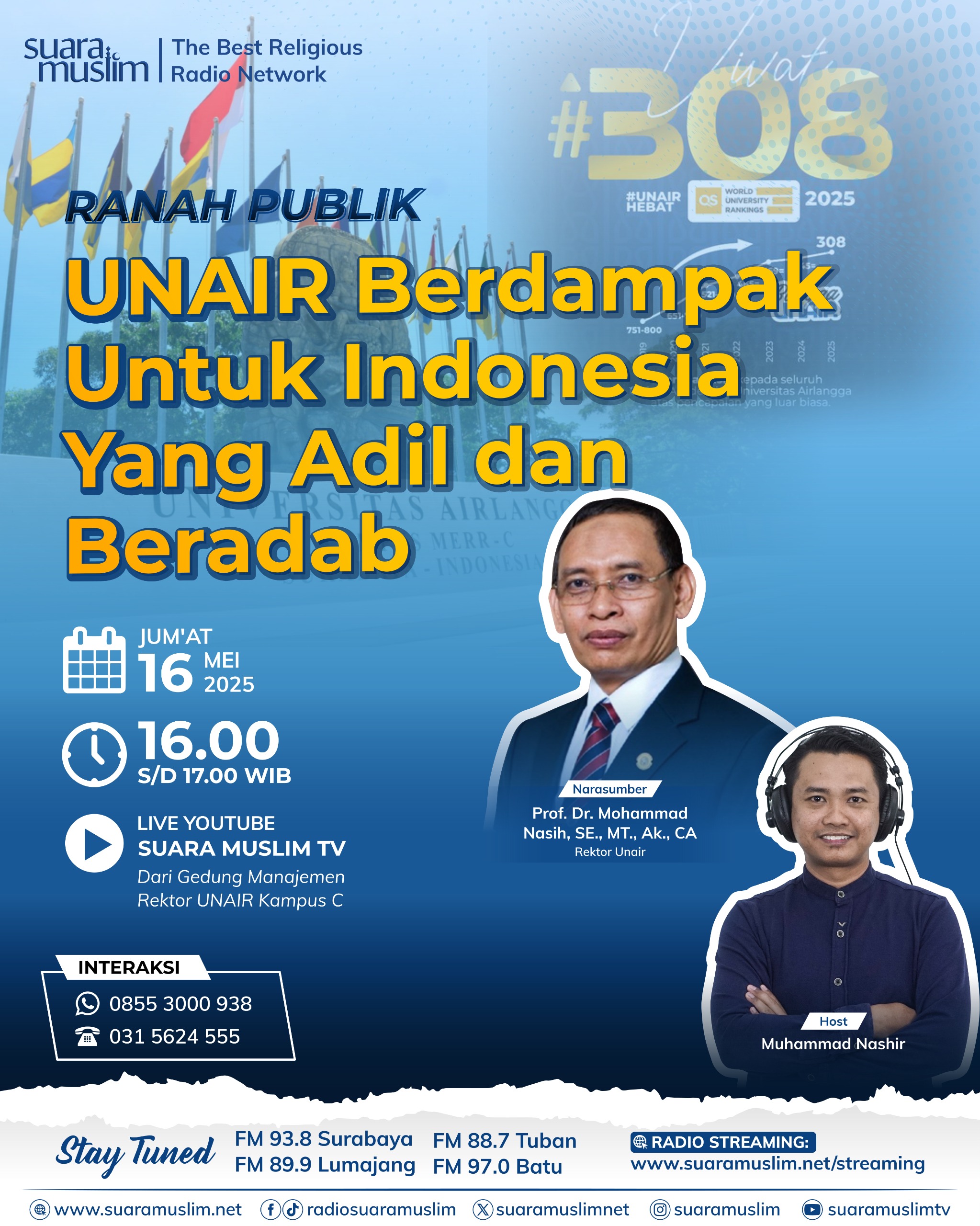 Ranah Publik: UNAIR Berdampak Untuk Indonesia yang Adil dan Beradab