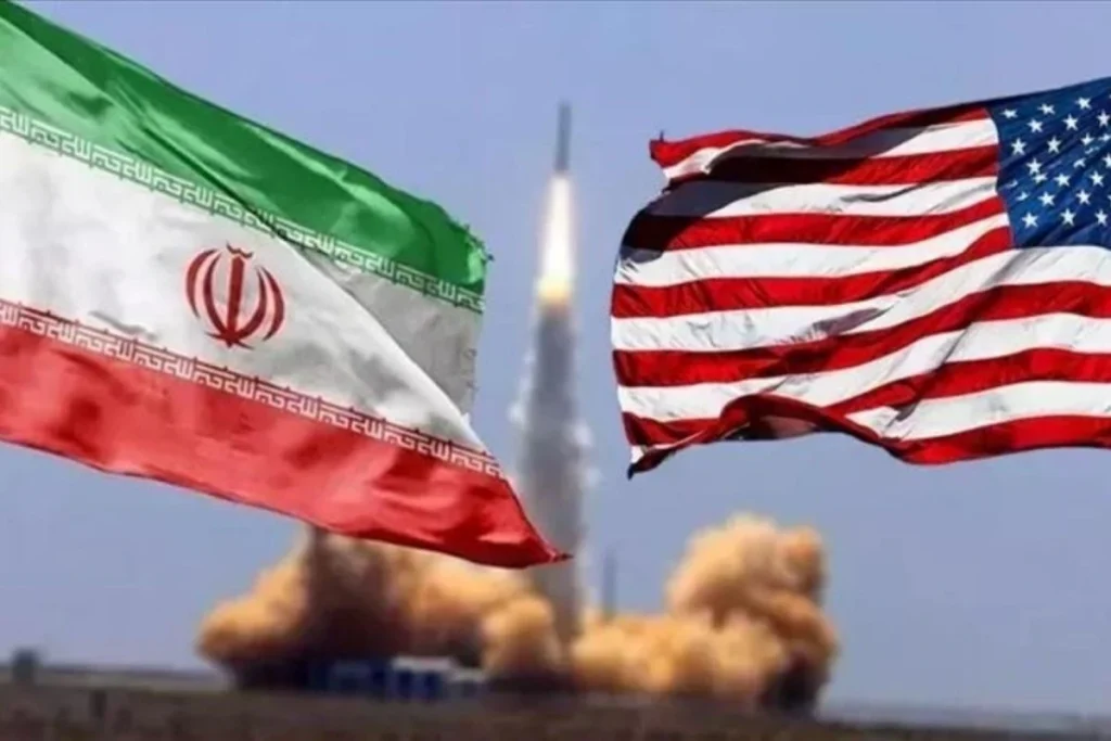 Flags of Iran and the United States (Photo: ANTARA News Megapolitan)
