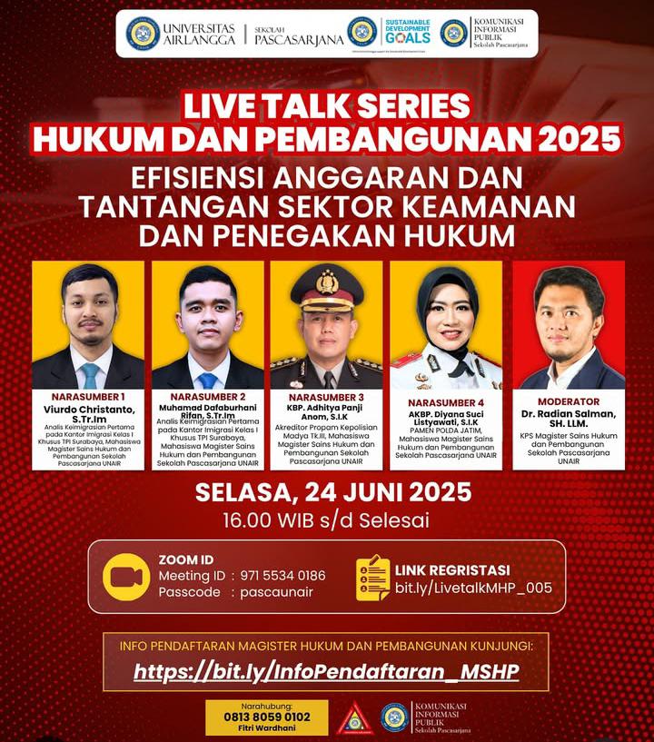 Live Talk Series Hukum dan Pembangunan 2025
