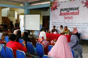 impunan Mahasiswa (HIMA) Pengobat Tradisional (Battra) Fakultas Vokasi Universitas Airlangga (UNAIR), menggelar kegiatan Pengabdian Masyarakat Nasional (Pengmasnas) pada Sabtu (24/5/2025) (Foto: Istimewa)