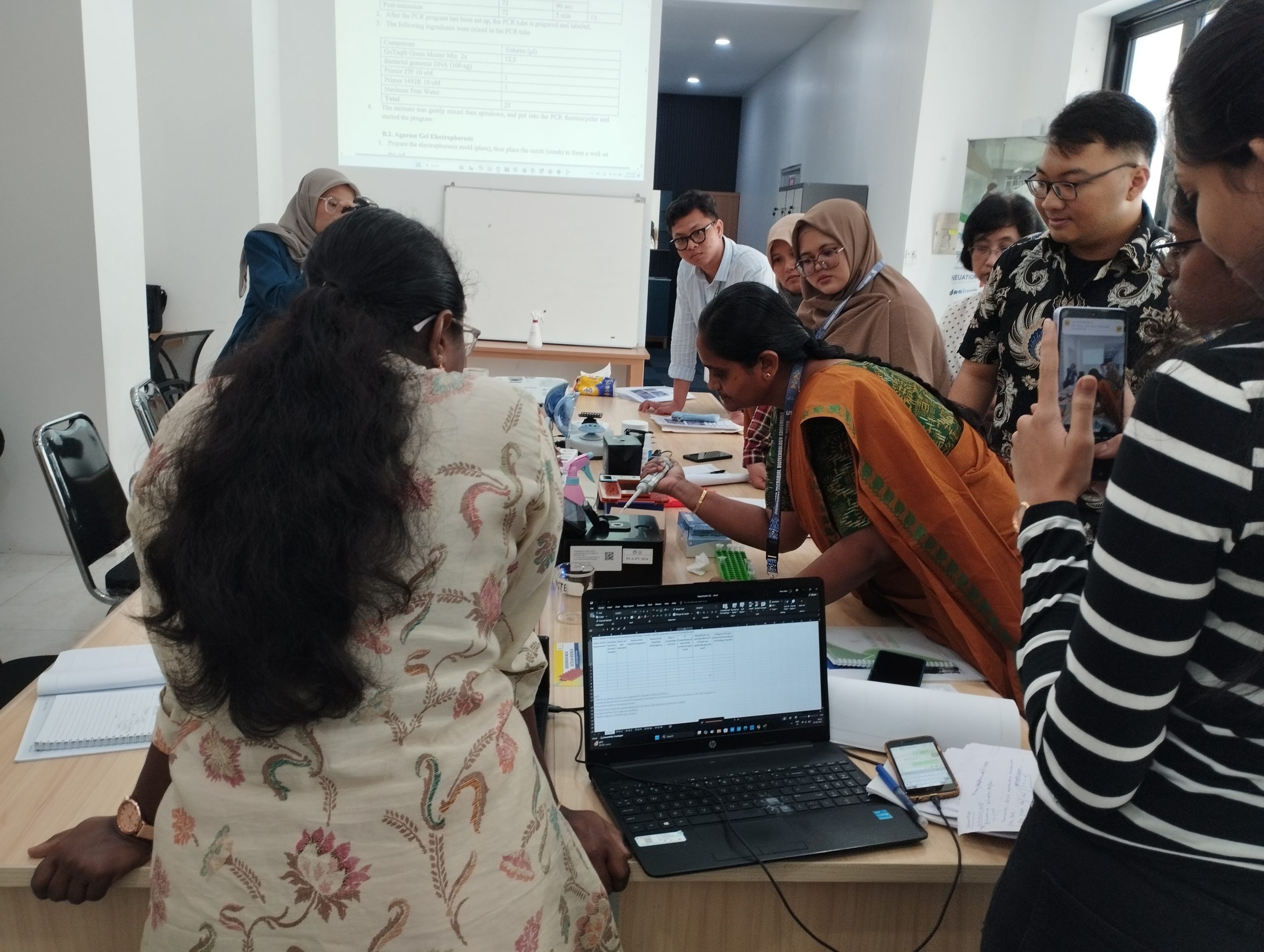 .Workshop AMBC kenalkan model identifikasi bakteri dengan molekuler (Sumber: Rifki Sunarsis Ari Adi)