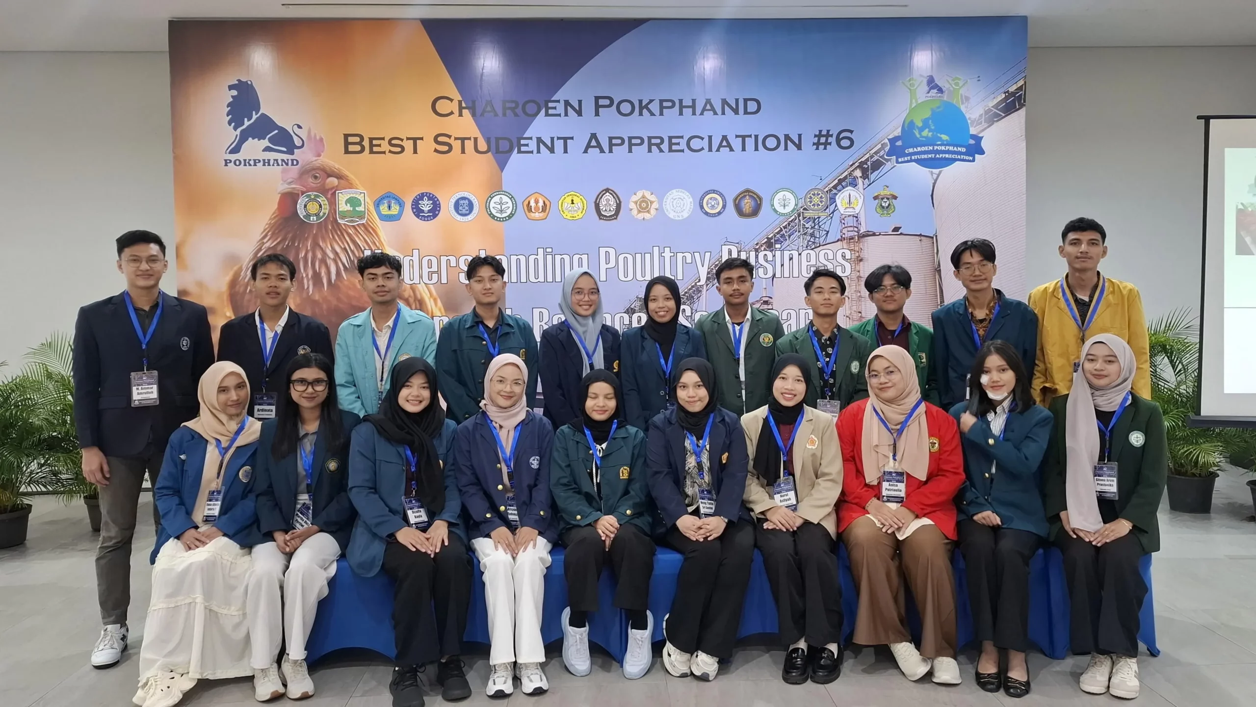 Foto Bersama Peraih Penghargaan Charoen Pokphand Best Student Appreciation (CPBSA) 2025 (Foto: Istimewa)