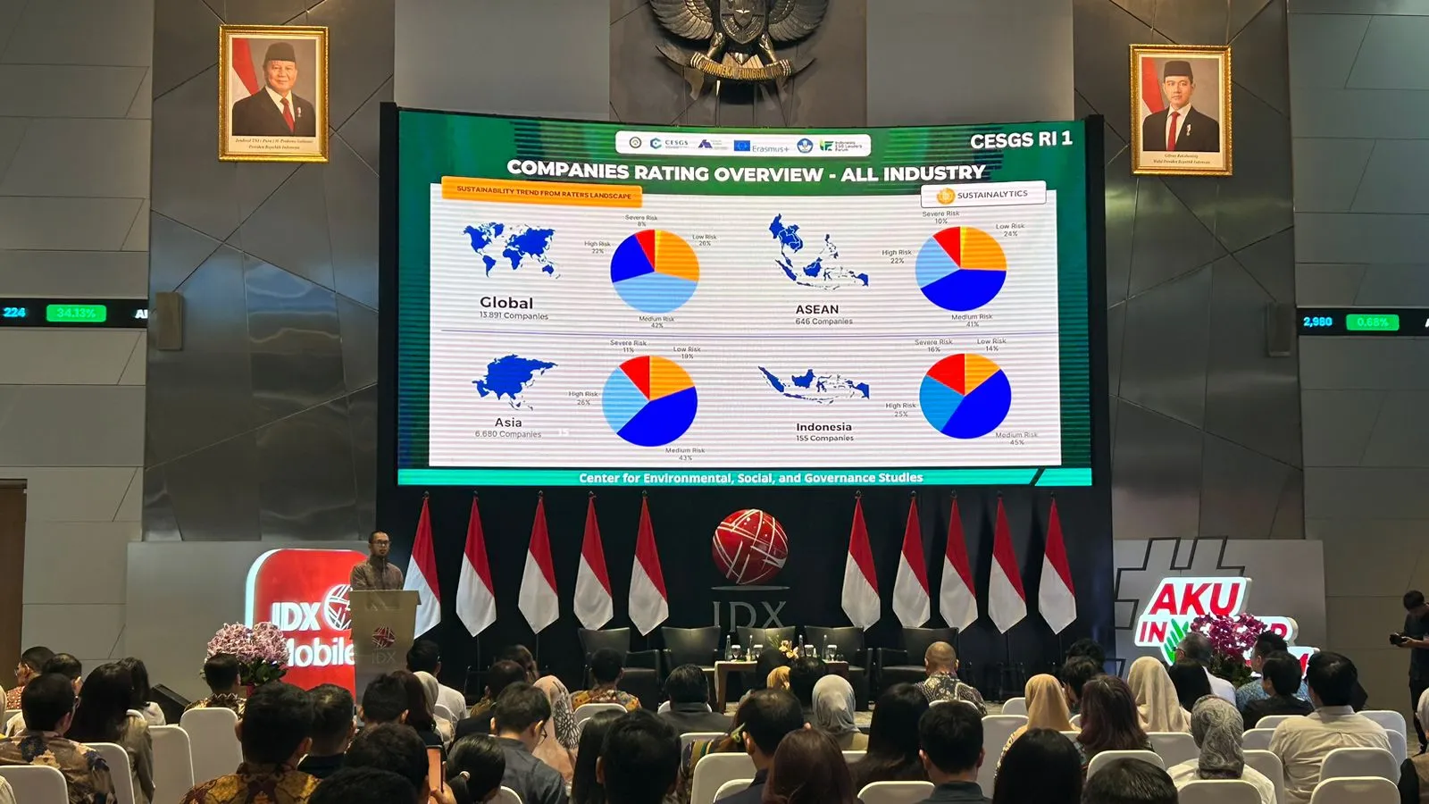 UNAIR CESGS CEO Prof. Dr. Iman Harymawan, SE, MBA, PhD, speaking at IELF 2025 (Photo: By courtesy)