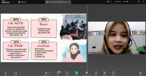 Kementerian Ekraf BEM FIB mengadakan webinar Kampuspreneur kolaborasi dengan DPKKA UNAIR pada Kamis (10/7/2025) dalam Zoom Meeting (Foto: Nur Khovivatul Mukorrobahi).