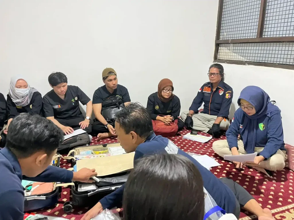 A briefing and instruction session held before the identification process (Photo: Source)