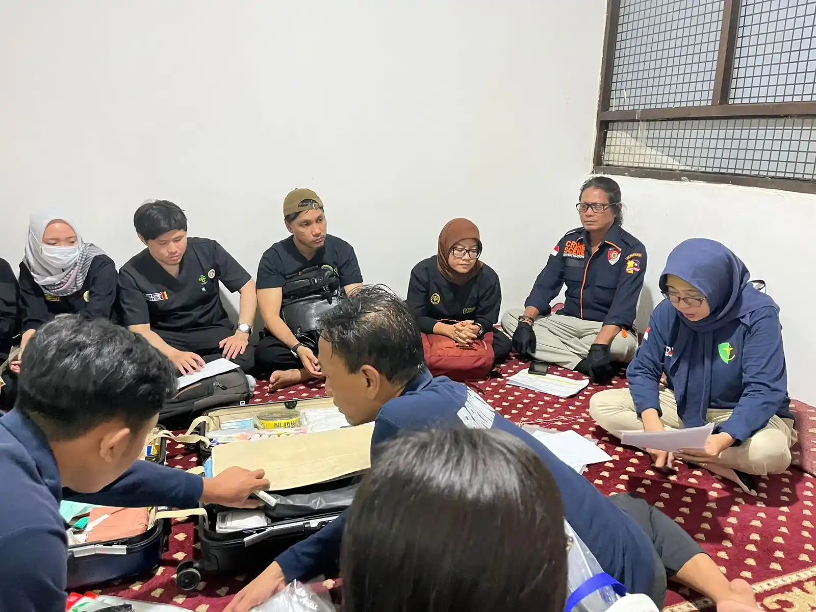 A briefing and instruction session held before the identification process (Photo: Source)