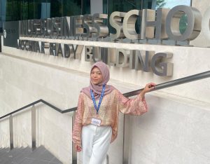 Rosa Melia Maharani participating in the NUS Business School Summer Programme (Photo: By courtesy)