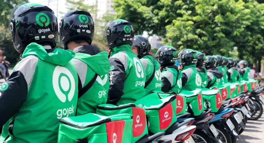 Ride-hailing protest illustration (Source: infotangerang.id)