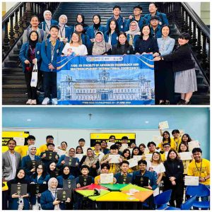 Dosen dan mahasiswa FTMM UNAIR saat mengikuti staf dan student outbound di UST Filipina (Foto: Istimewa)