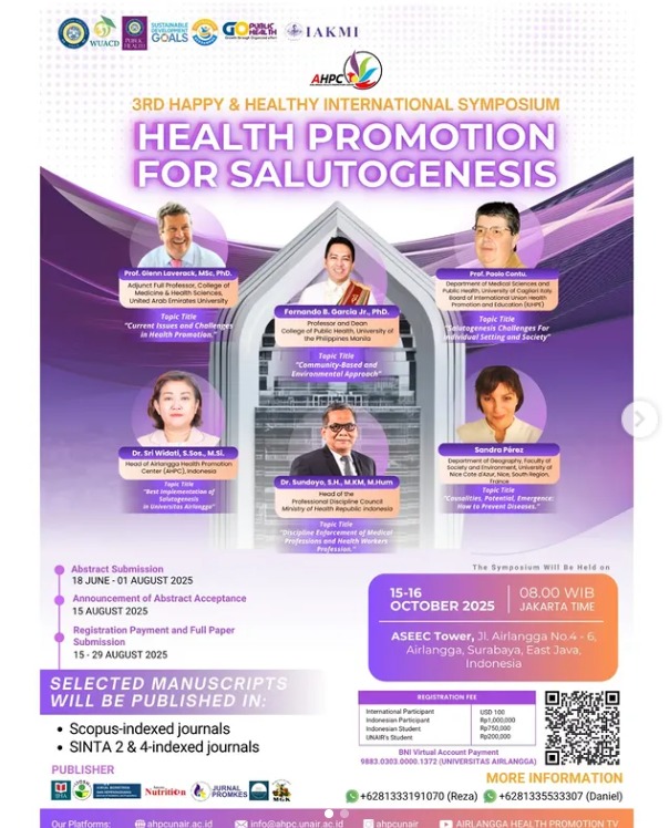 The 3rd Happy & Healthy International Symposium (AHPC 2025)