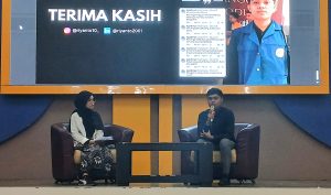 Penyampaian materi oleh Riyanto dalam KEJAR BP Eksternal AcSES pada Selasa (20/8/2025) (dok: dokumentasi pribadi)