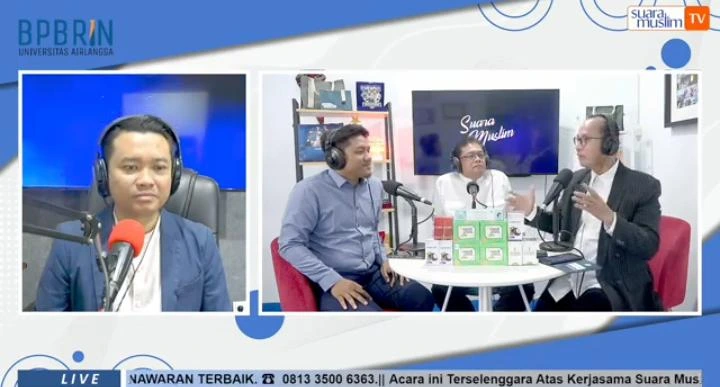 Speakers present on financial planning during the talk show “Ranah Publik: Financial Planning for the Golden Generation 2045” (Photo: Screenshot from Suara Muslim TV YouTube)