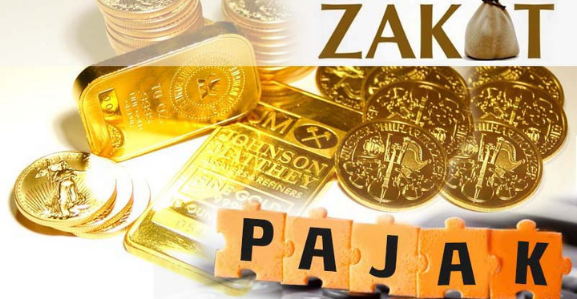 Ilustrasi pajak dan Zakat. (Sumber: Lazizmu)