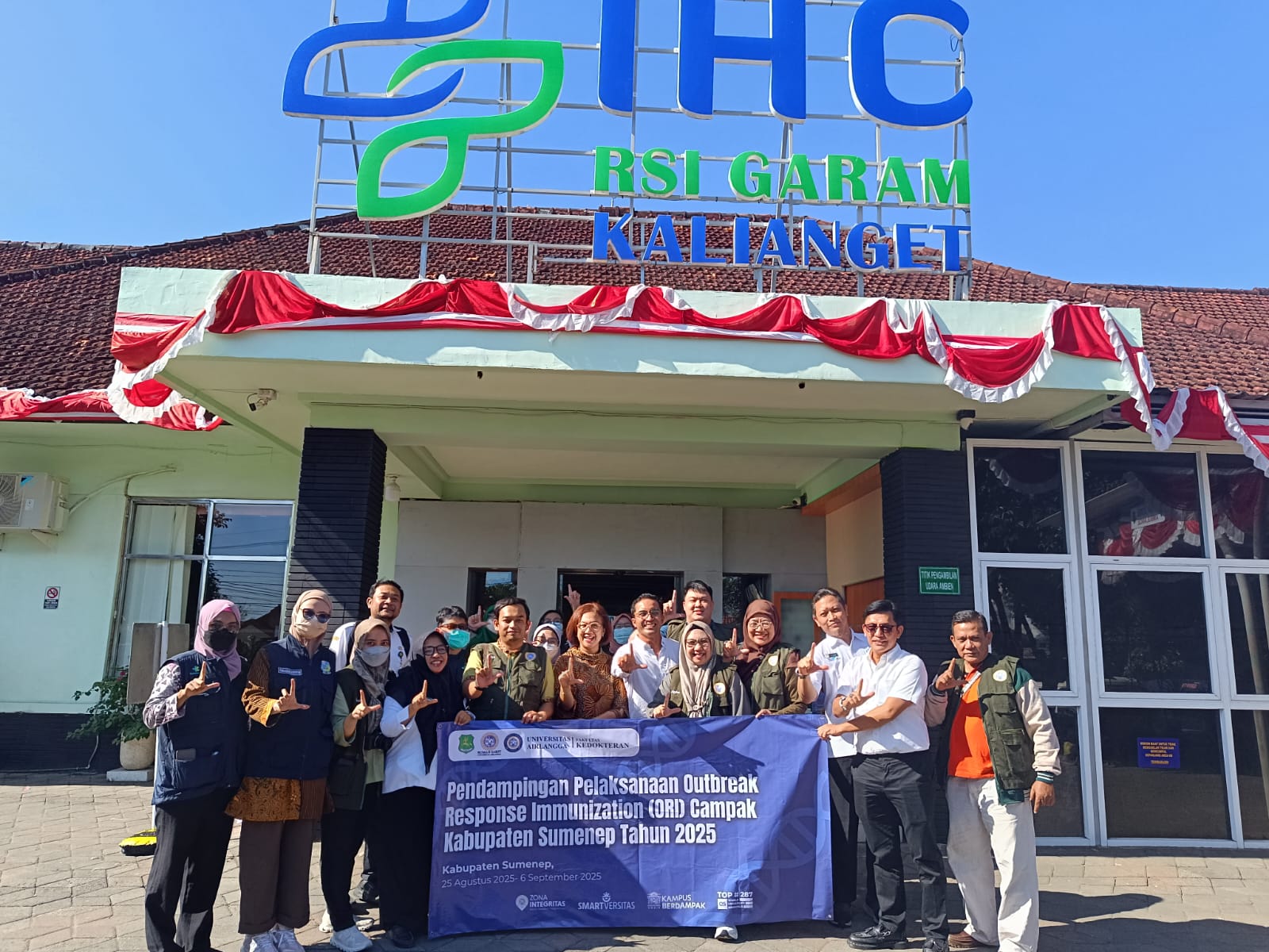 Kunjungan FK UNAIR ke RS Kalianget Sumenep. (Foto: FK UNAIR)