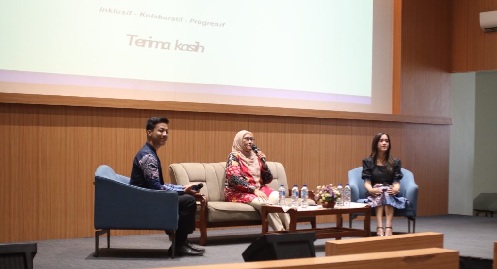 Foto Cicik Ari Sucahyani S.H Career Fest x Seminar Nasional KAKEMA pada Ahad (14/9/2025). (Foto: Istimewa)