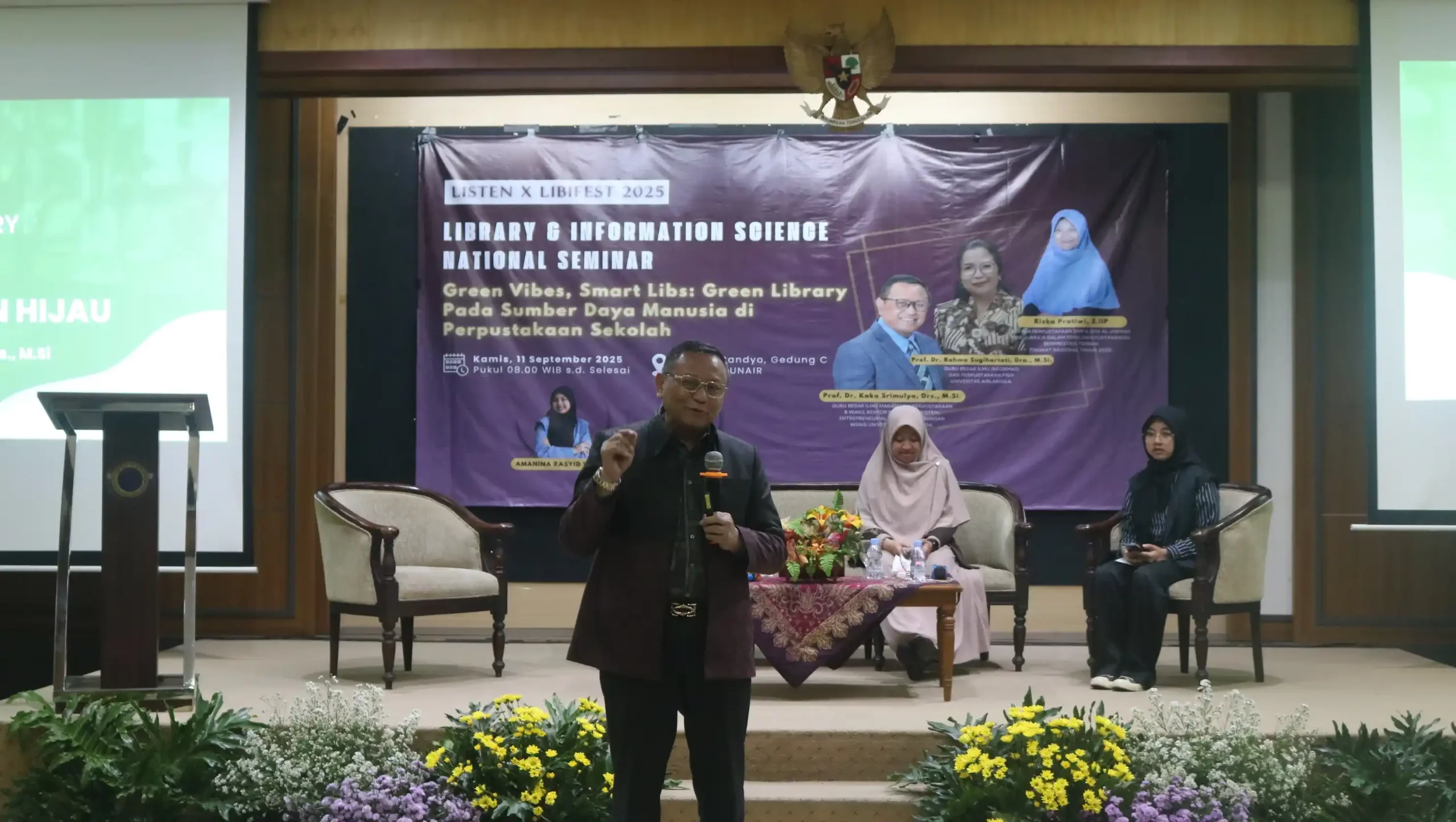 Pemaparan materi oleh Prof Dr Koko Srimulyo Drs MSi (11/9/2025) (Foto: Istimewa)