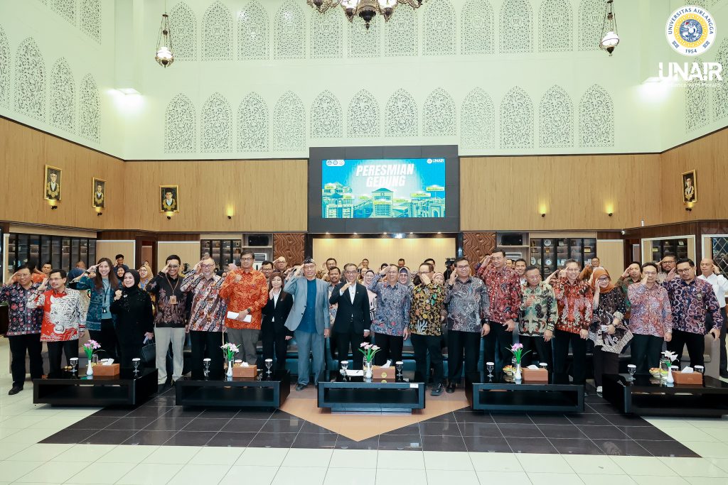 Seven new Universitas Airlangga (UNAIR) buildings were officially inaugurated by Prof. Brian Yuliarto. (Photo: Public Relations)