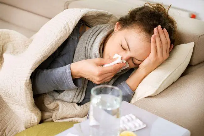 Illustration of an influenza patient (Photo: Alodokter)