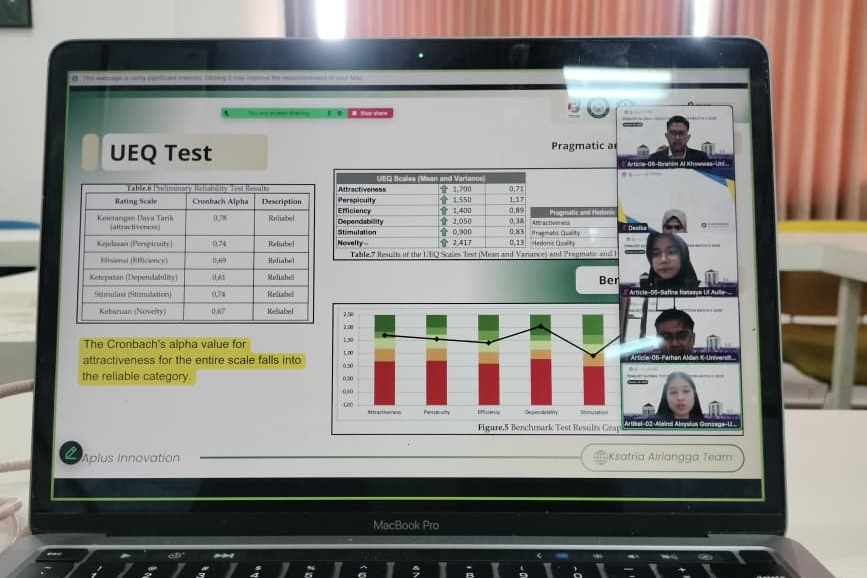 UNAIR team during presentation (Photo: Courtesy of the source)
