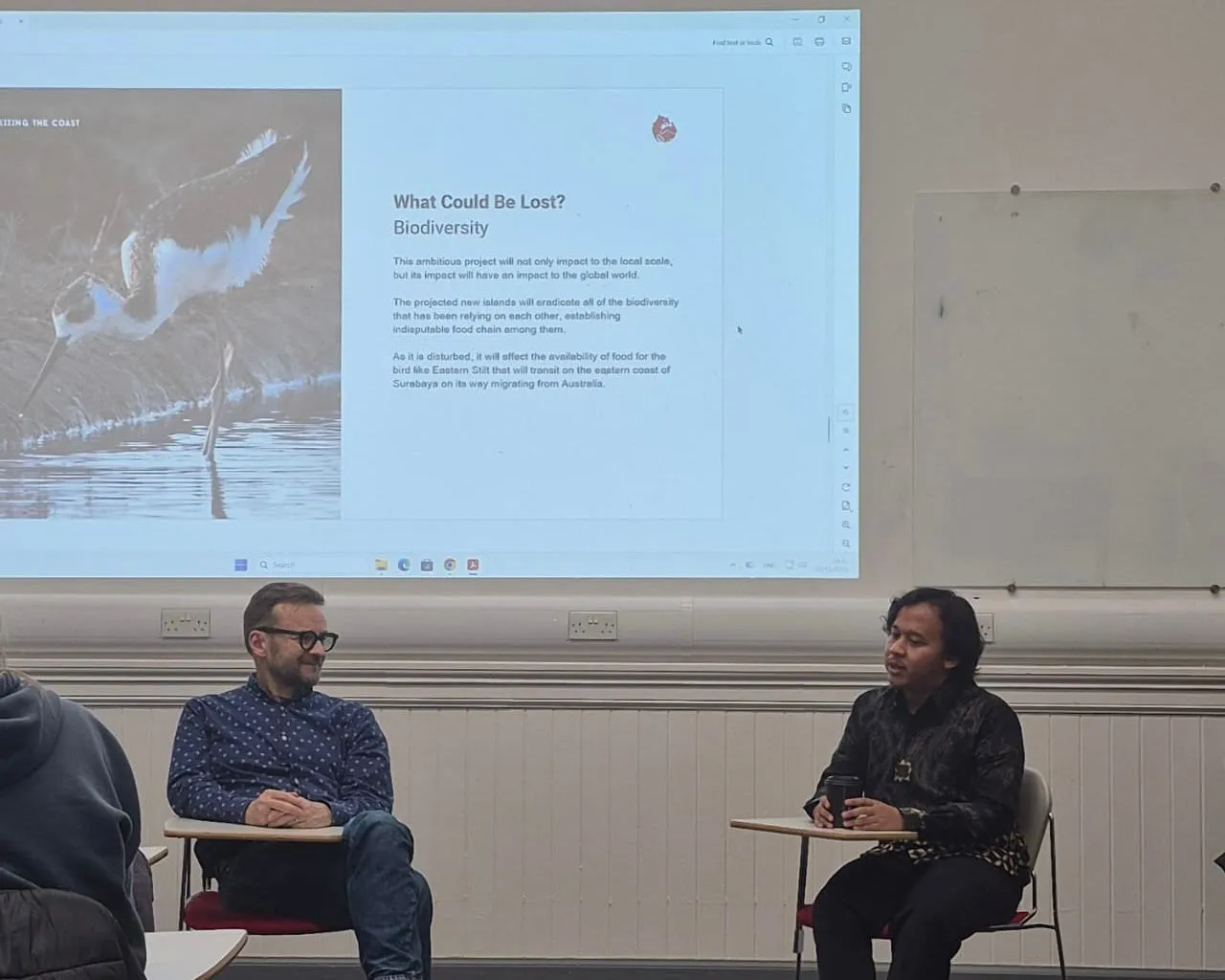 Screening of the documentary Seizing The Coast by Muhammad Rusydan at The University of Edinburgh (Photo: Source)