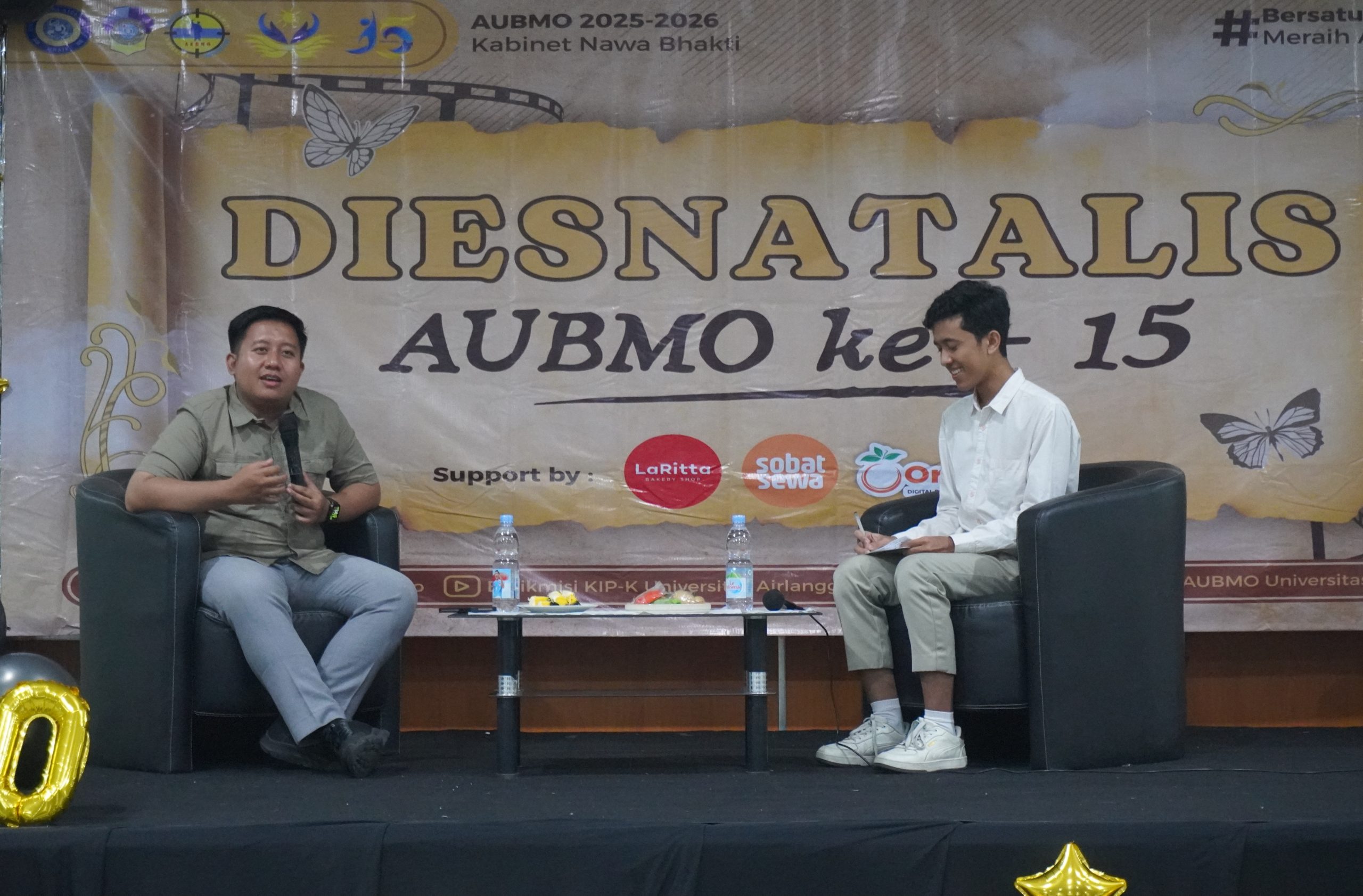 Muhammad Anang Jazuli SSi pada Talkshow Dies Natalis AUBMO ke-15 pada Sabtu (8/11/2025). (Foto:Istimewa)