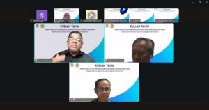 Diskusi antara Sachin Gopalan serta Edy budi Santoso pada Zoom Meeting. (Foto: Istimewa)