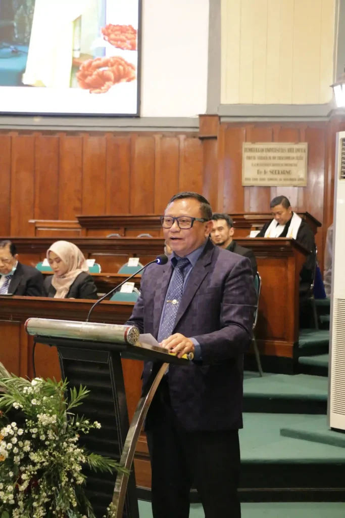 Prof. Dr. Drs. Koko Srimulyo, M.Si delivers remarks (Photo: FK Public Relations Collection)