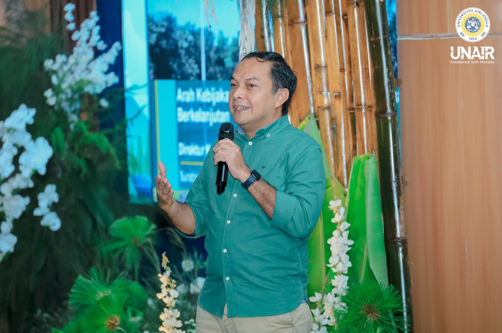 Direktur Kerjasama Multilateral dan Keuangan Berkelanjutan Kemenkeu, Boby Wahyu Hernawan menekankan peran pemuda pada inovasi hijau. (Foto: istimewa).