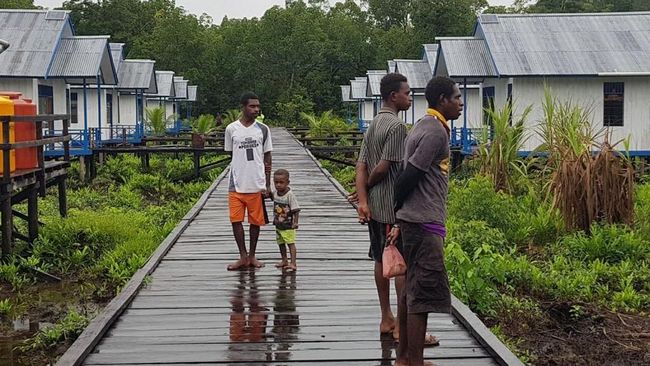 Ilustrrasi masyarakat Papua
