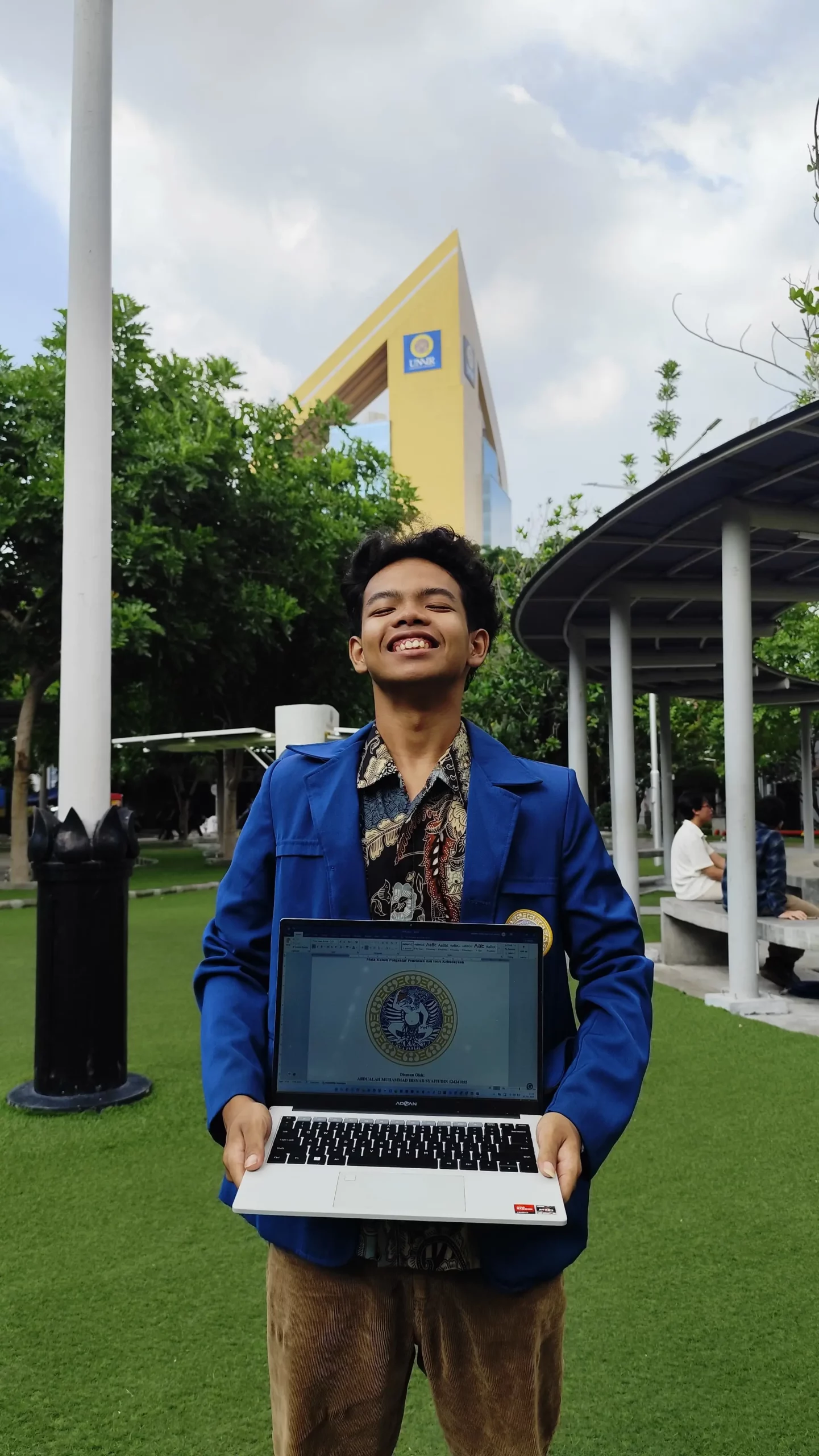 Abdullah Muhammad Irsyad Syafiuddin, pemenang juara 1 Lomba Karya Tulis Ilmiah pada Ajang Education Day Competition. (Foto: Istimewa)