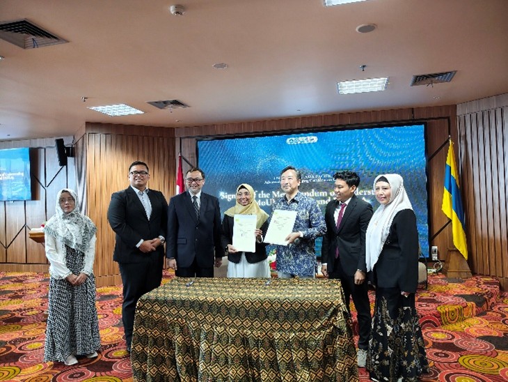 The Faculty of Vocational Studies Universitas Airlangga (UNAIR) has officially formed a strategic partnership with the Fujifilm Asia-Pacific Healthcare Learning Academy (FAHLA). (Photo: Special)