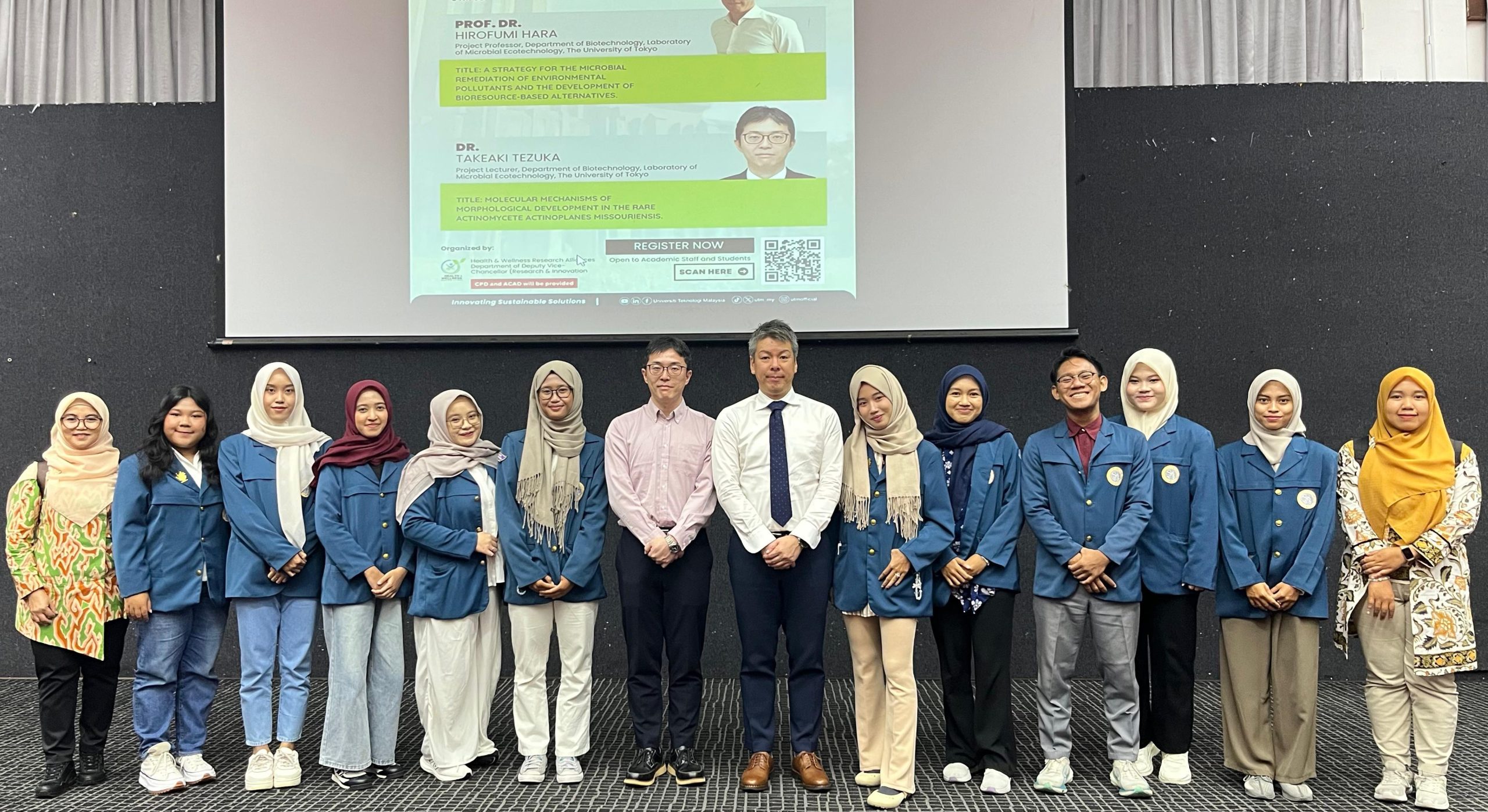 Delegasi FPK UNAIR bersama Lecture The University of Tokyo (Foto: Istimewa)
