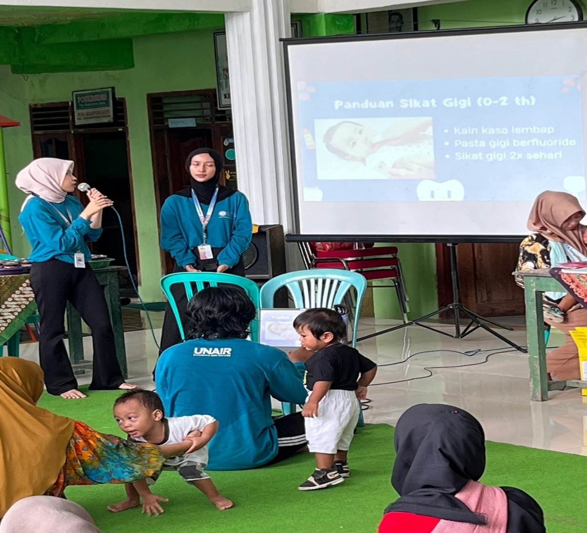 Pemberian Materi tentang Pentingnya Kesehatan Gigi pada Anak