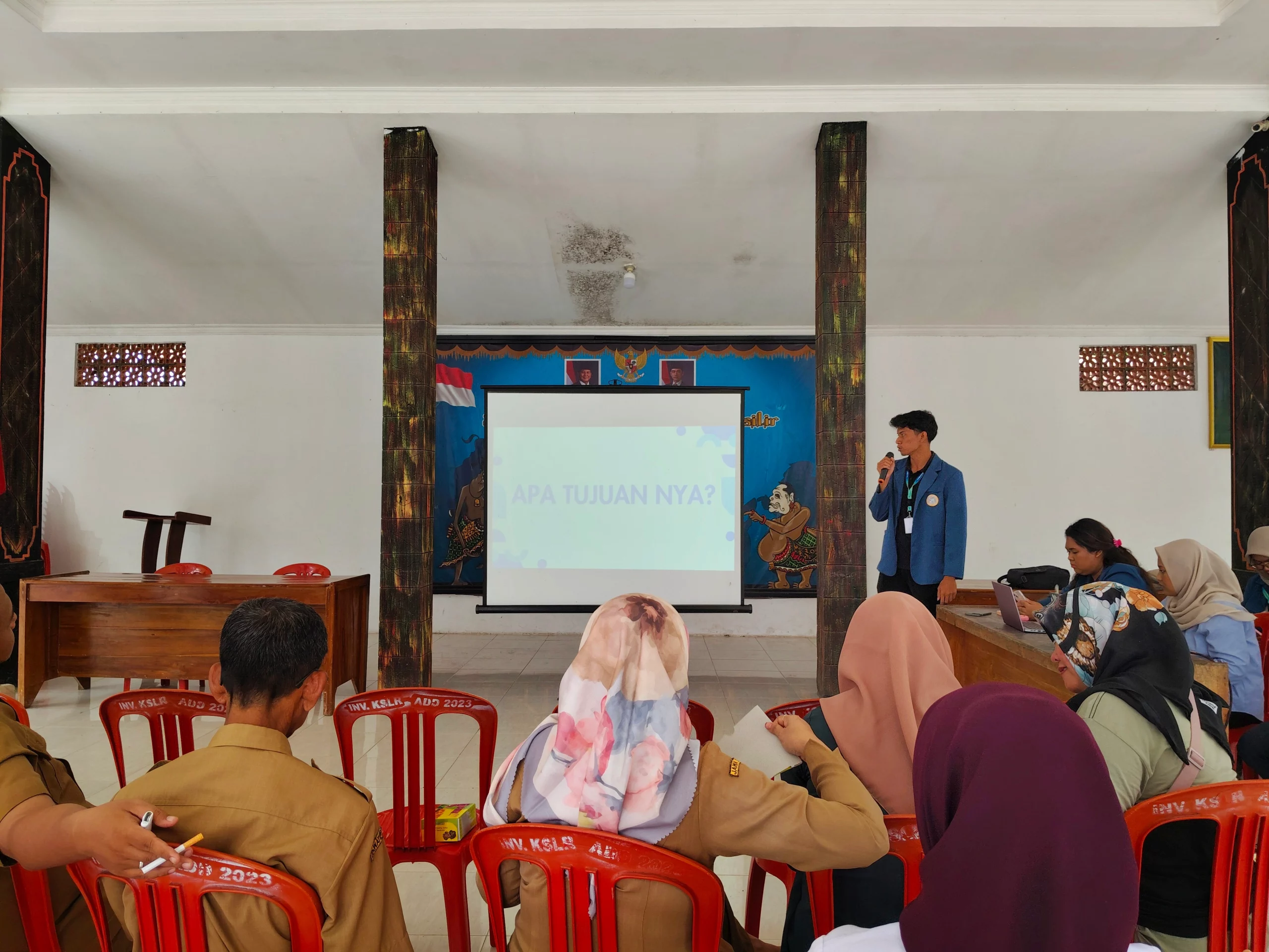 Penjelasan terkait ergonomi kerja (Foto: Dok. Tim BBK)