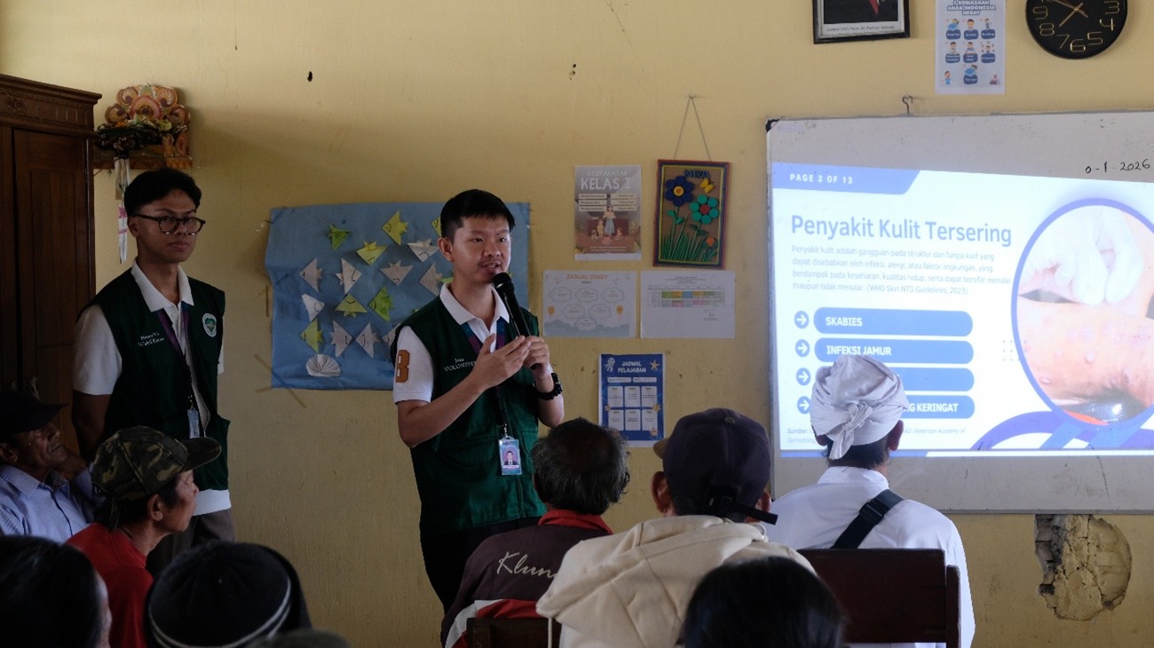 Edukasi oleh dr. Johannes Tanaka. (Foto: Istimewa)