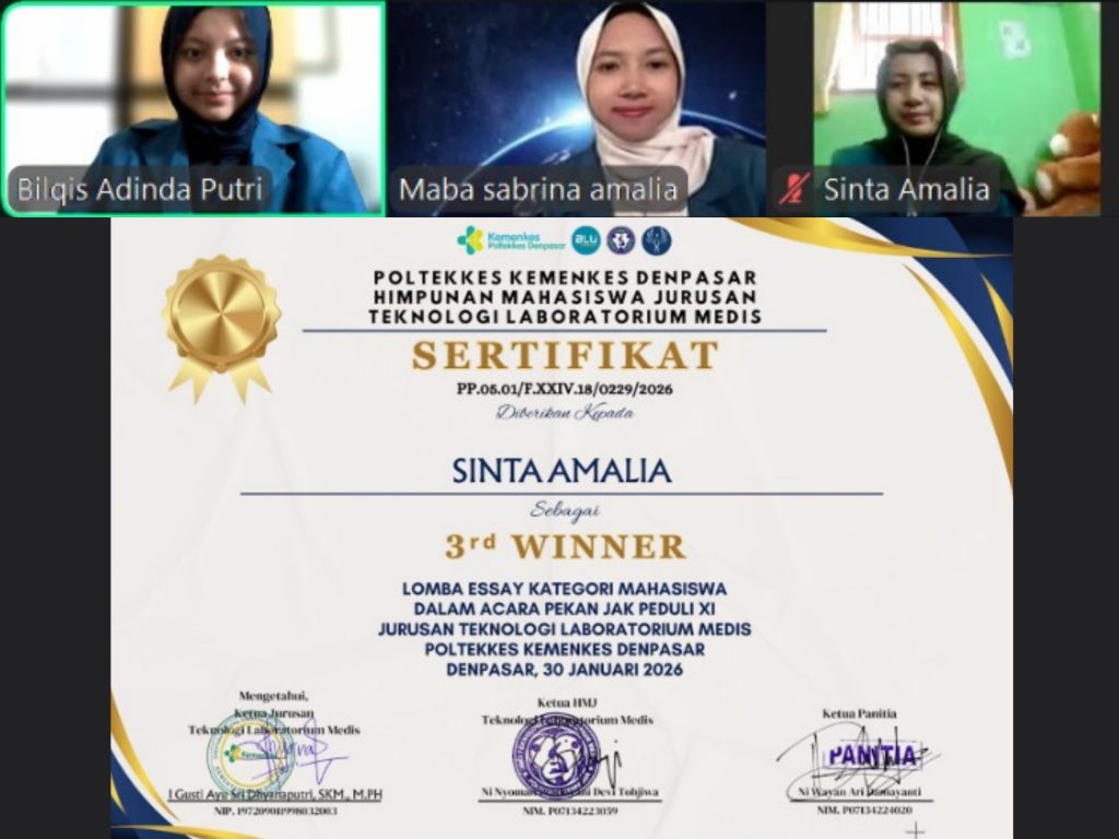 Tim Solar-Rad pada saat sesi awarding pada Jumat (30/1/2026). (Foto: Istimewa)